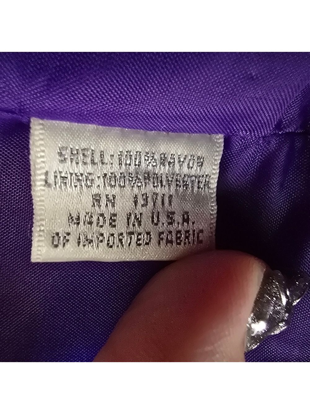 Lord & Taylor Purple Green Plaid Vintage Blazer Chunky Gold Buttons - Picture 11 of 14